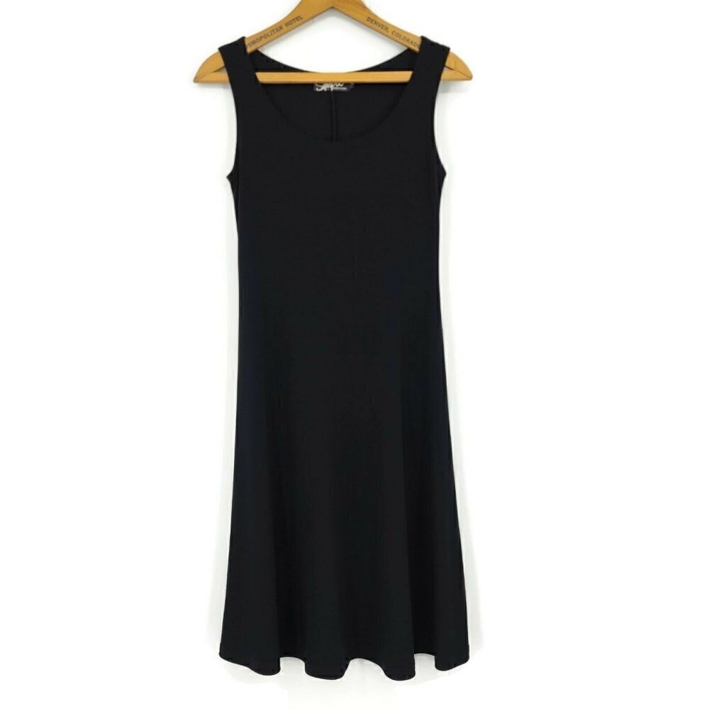 Sympli Sleeveless Black Dress Womens 2 Scoop Neck Stretch Canada